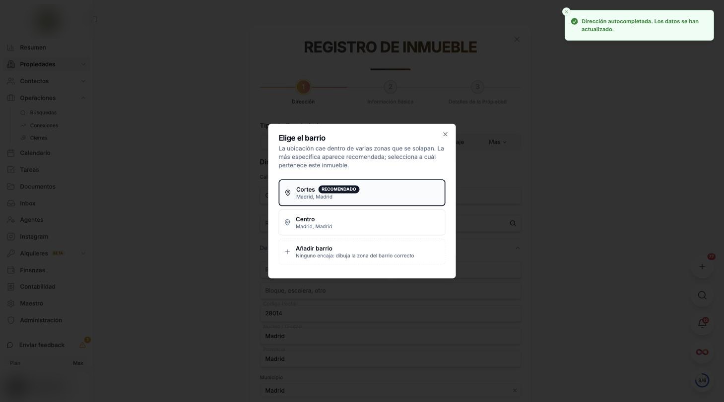 «Cortes» es más específico que «Centro»: por eso va recomendado.